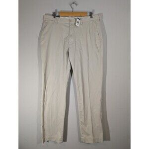 POLO Ralph Lauren Mens Beige Stretch Classif Fit‎ Chino Pants Sz 36 Preppy Work